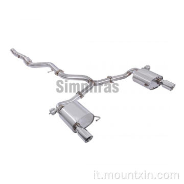 Tubo di marmelle per scarico di scarico Catback per Volkswagen B6 R36
